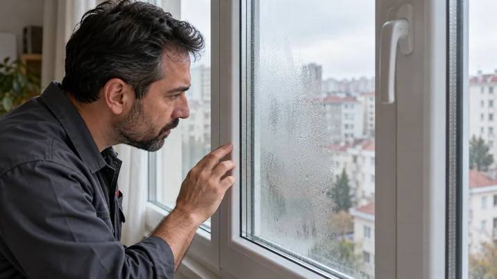 Çift cam arasında buğulanma kontrolü