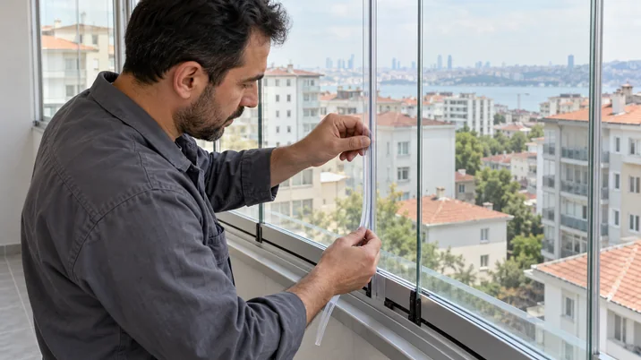 Cam balkon fitil değişimi